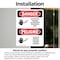 Signmission Electrical Hazard Authorized Only Bilingual Danger Sign, Vinyl Decal, 7in W x 10in L, 2PK OS-2PACK-DS-D-710-VS-1197 - alternate 4